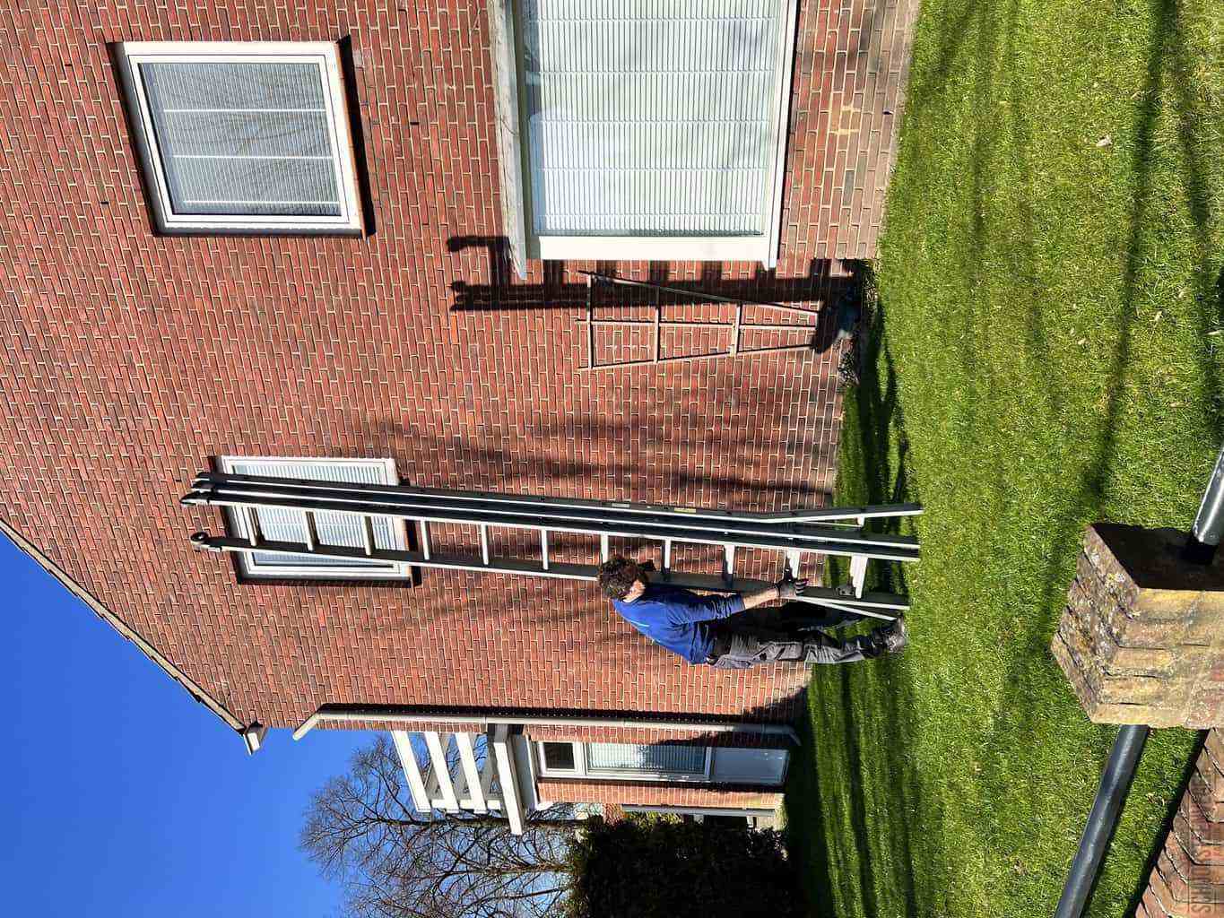 Katwijk schoorsteenveger huis ladder